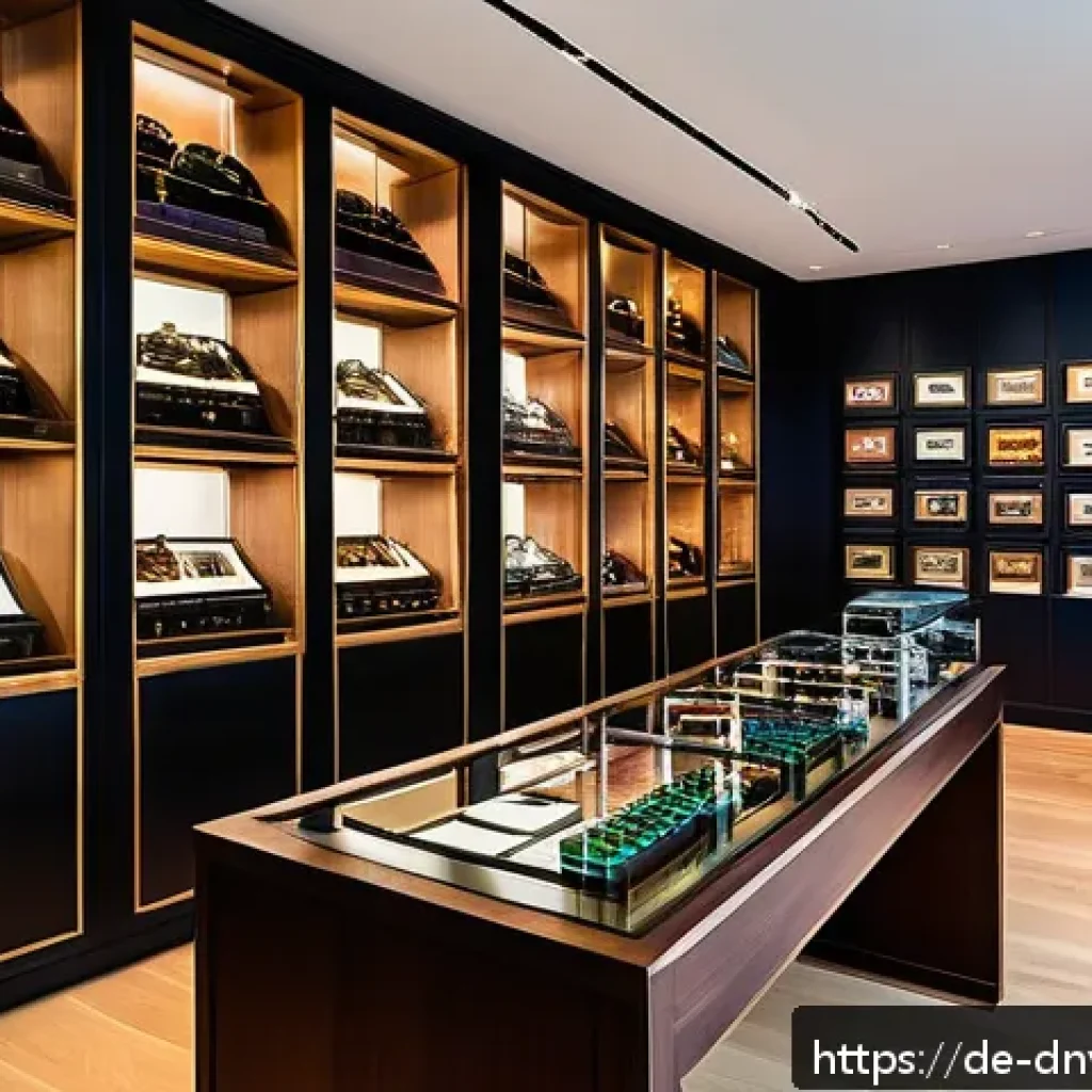 수집품 투자로 알려진 유명 인물 사례 - A sophisticated collector’s study room in a modern German apartment, featuring a well-lit display of...